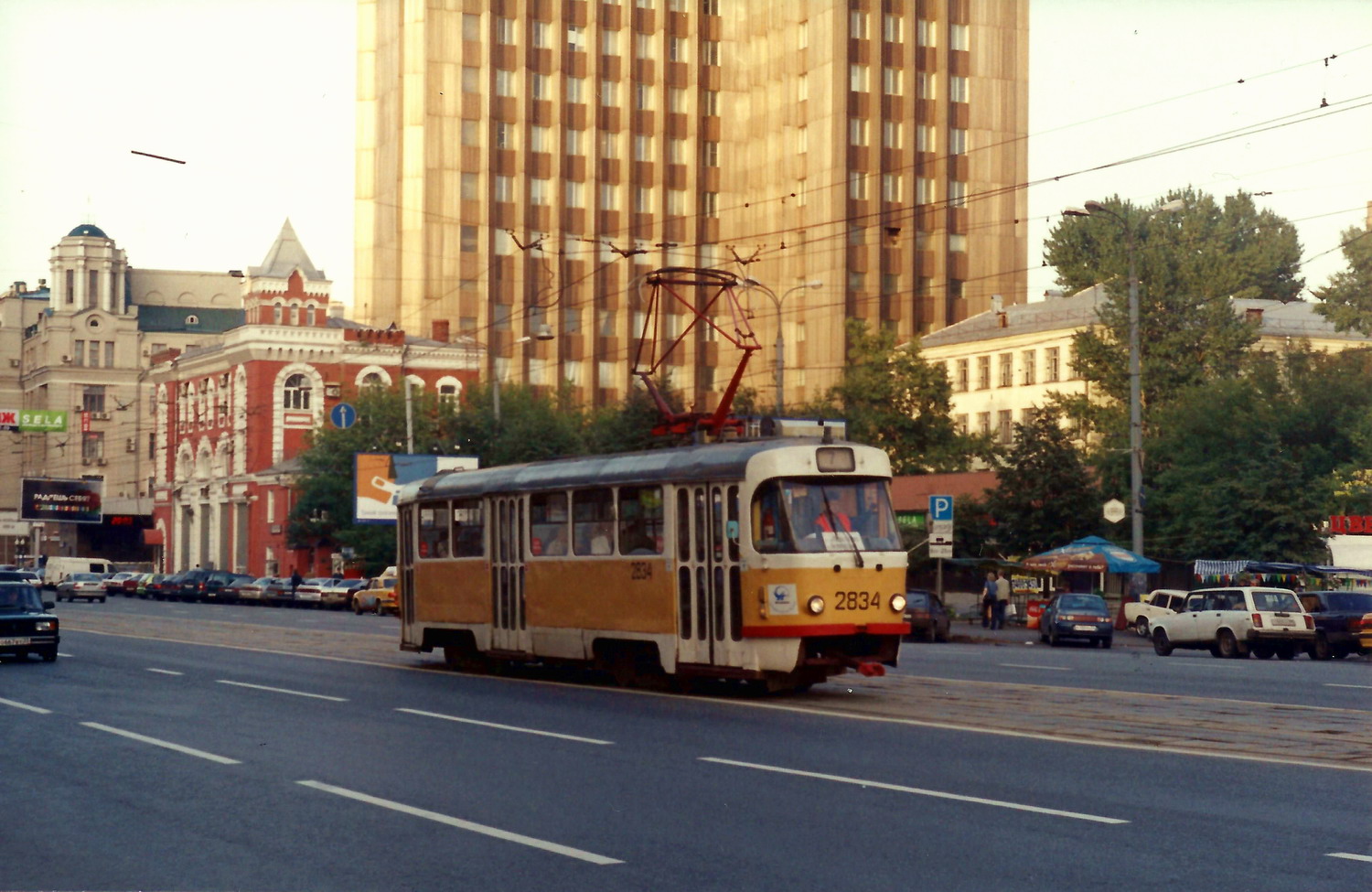 Москва, Tatra T3SU № 2834