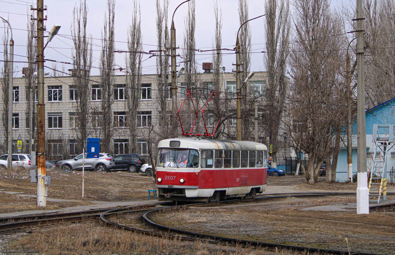 Волгоград, Tatra T3SU (двухдверная) № 2607