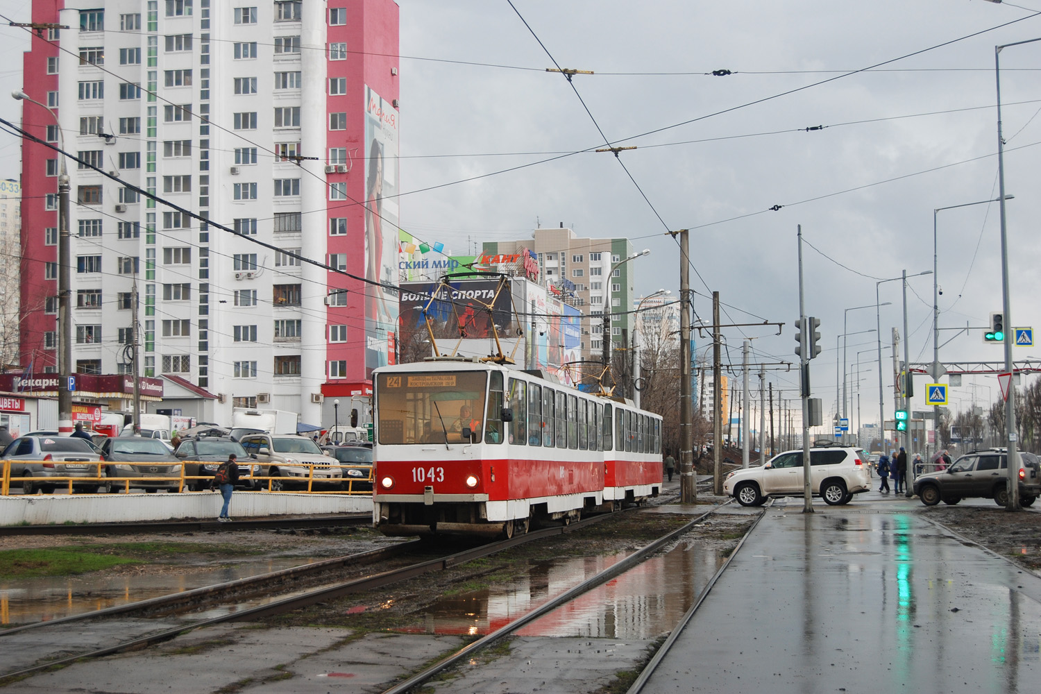 Самара, Tatra T6B5SU № 1043