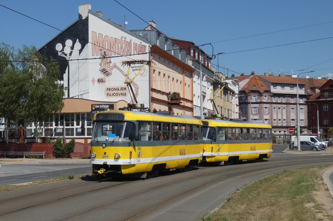 Пльзень, Tatra T3R.P № 280