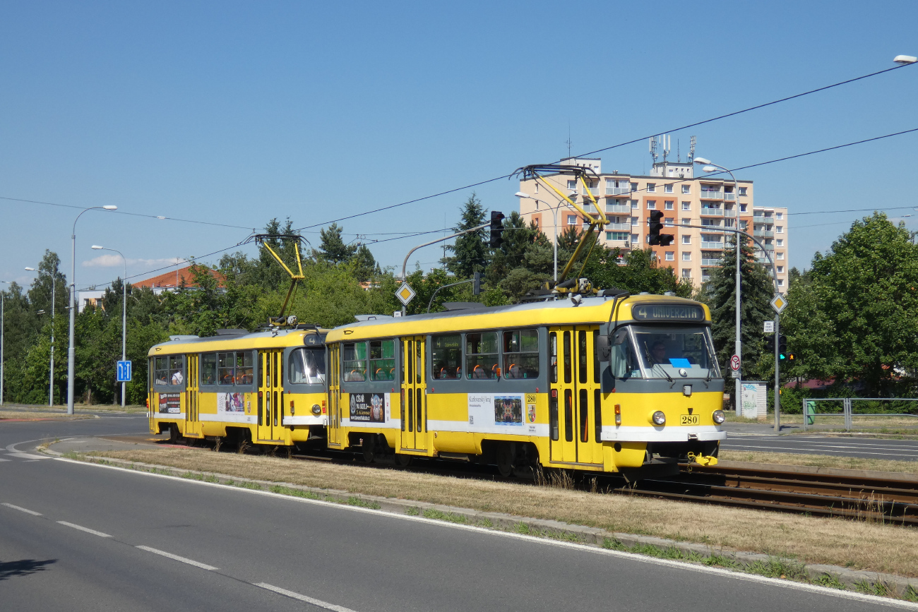 Пльзень, Tatra T3R.P № 280