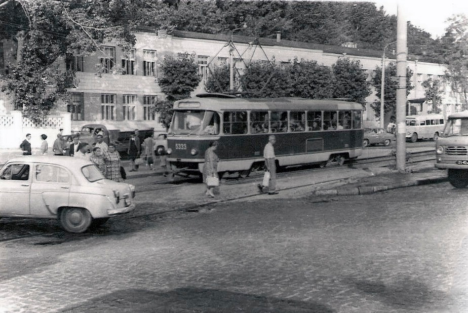 Киев, Tatra T3SU (двухдверная) № 5333; Киев — Исторические фотографии; Киев — Трамвайные линии: Закрытые линии