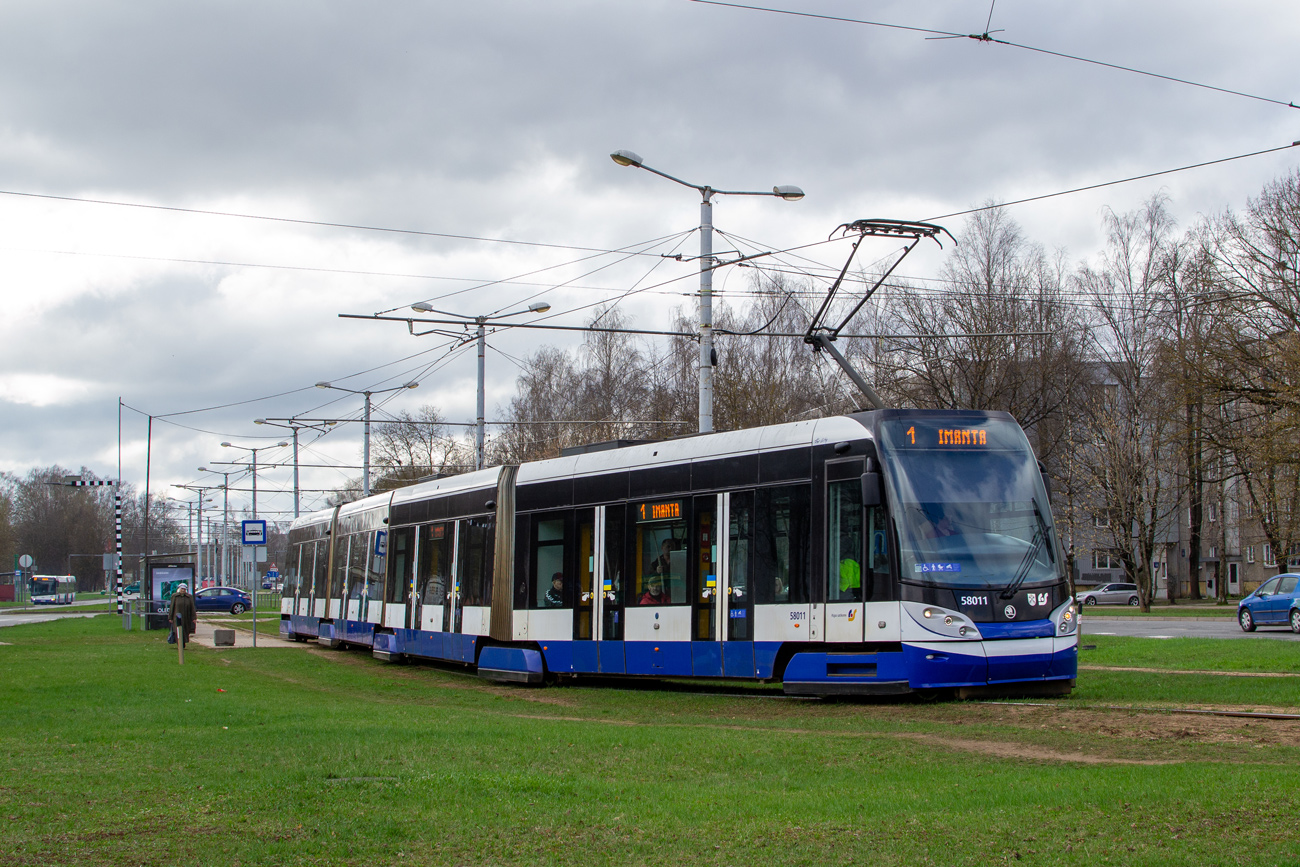 Riga, Škoda 15T1 ForCity Alfa Riga Nr. 58011