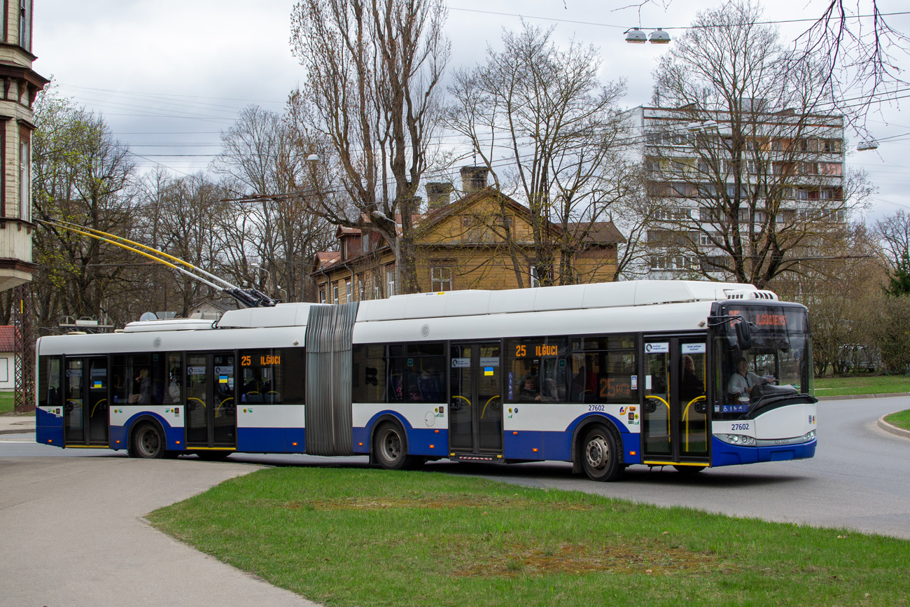 Рига, Škoda 27Tr Solaris III № 27602