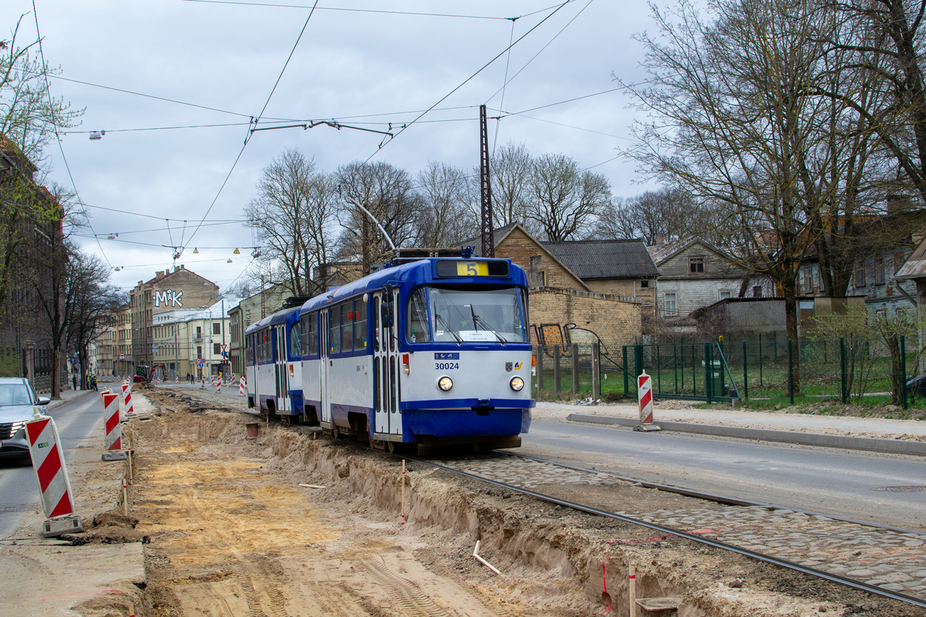 Рига, Tatra T3A № 30024