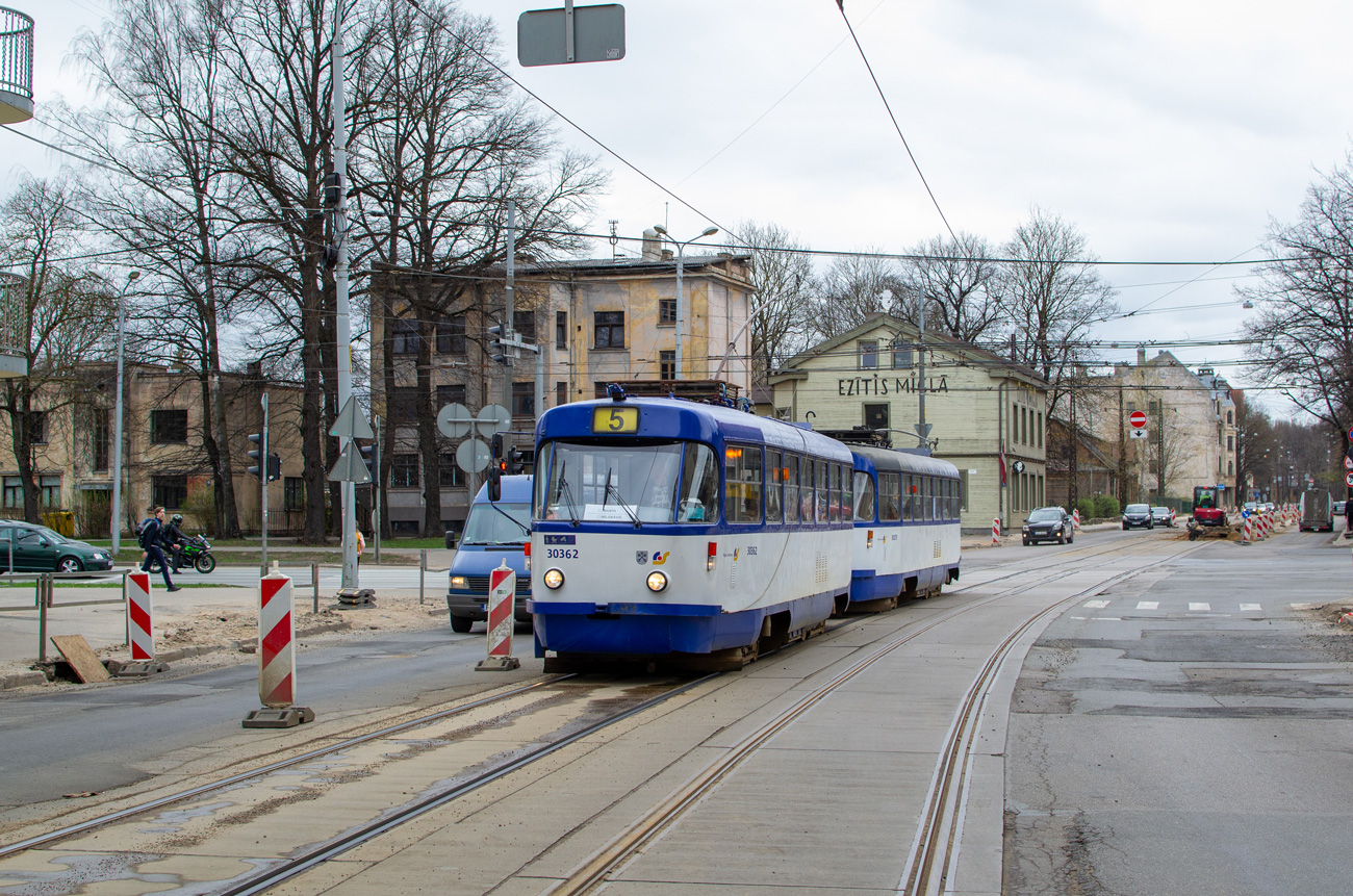 Рига, Tatra T3A № 30362