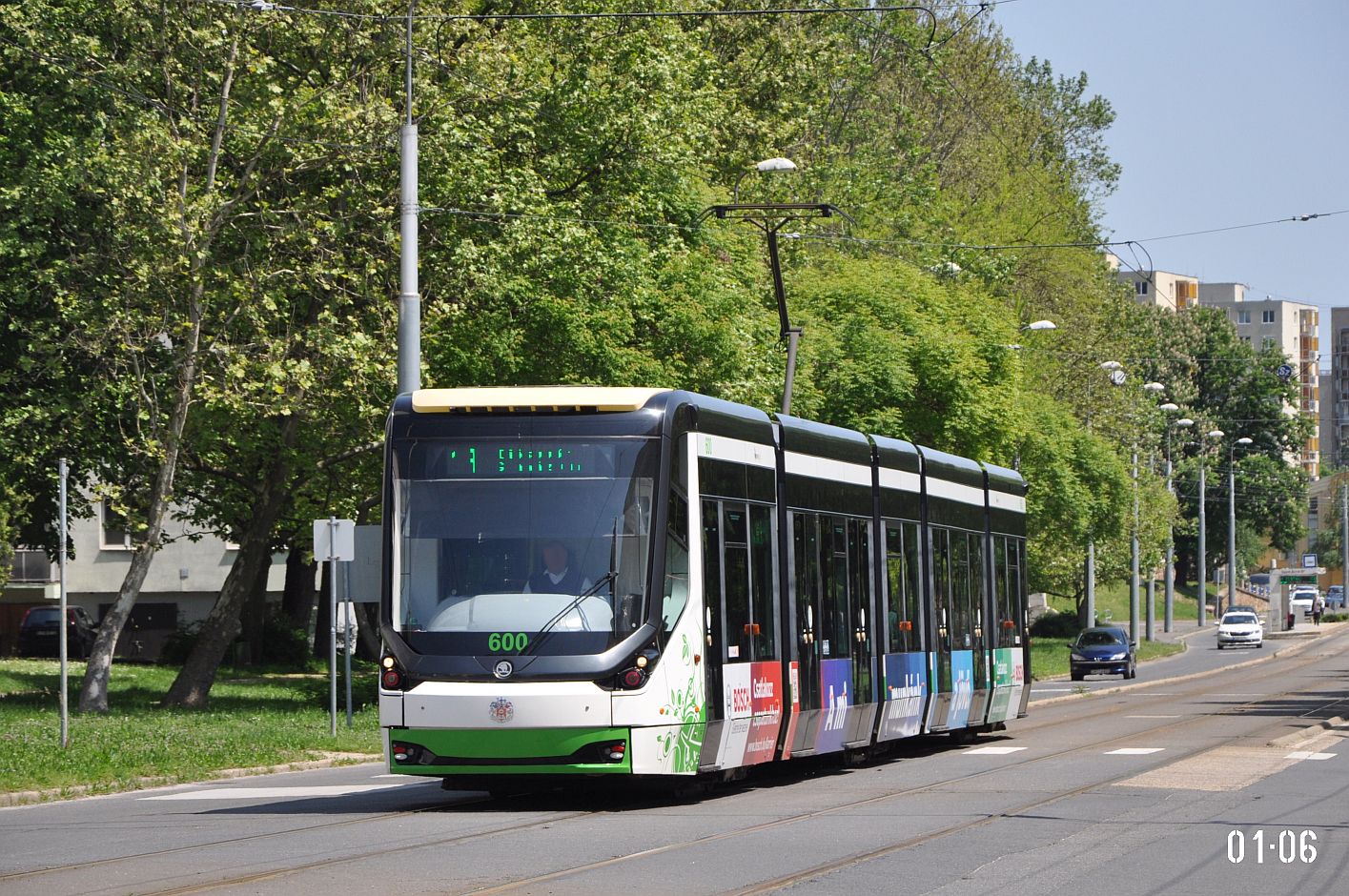 Miskolc, Škoda 26T ForCity Classic č. 600