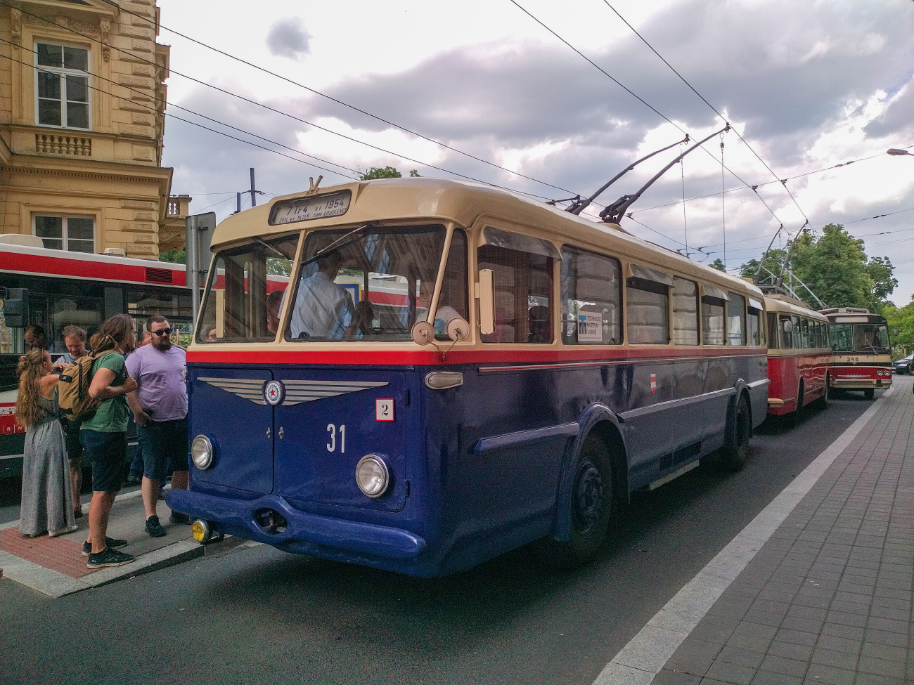 Брно, Škoda 7Tr4 № 31; Брно — Транспортная ностальгия 2023 года и прощание с троллейбусами Шкода 14Тр и 15Тр