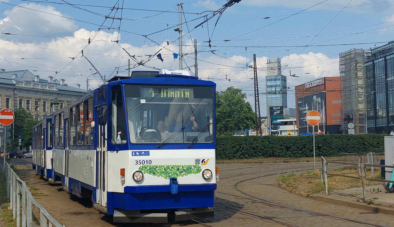 Рига, Tatra T3MR (T6B5-R) № 35010