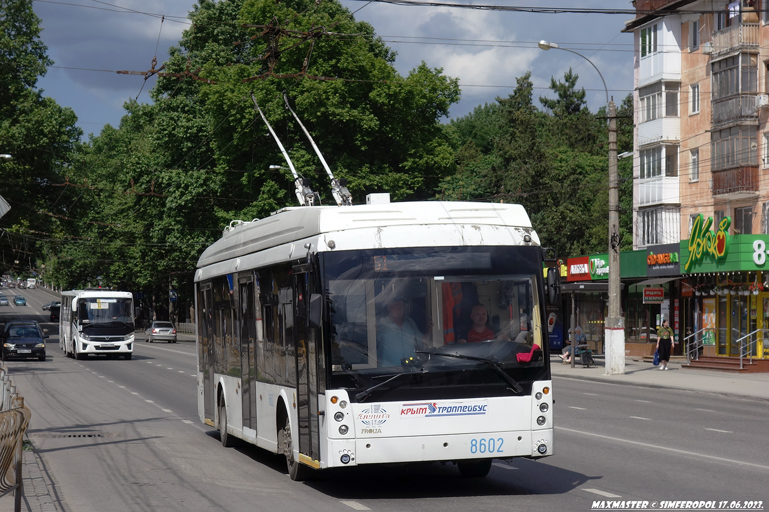 Крымский троллейбус, Тролза-5265.05 «Мегаполис» № 8602