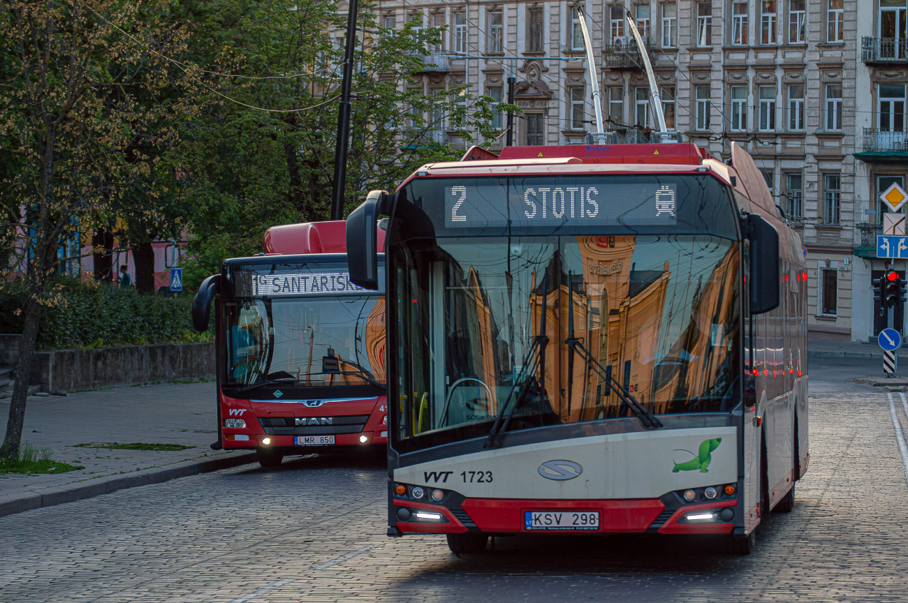 Vilnius, Solaris Trollino IV 12 Škoda № 1723