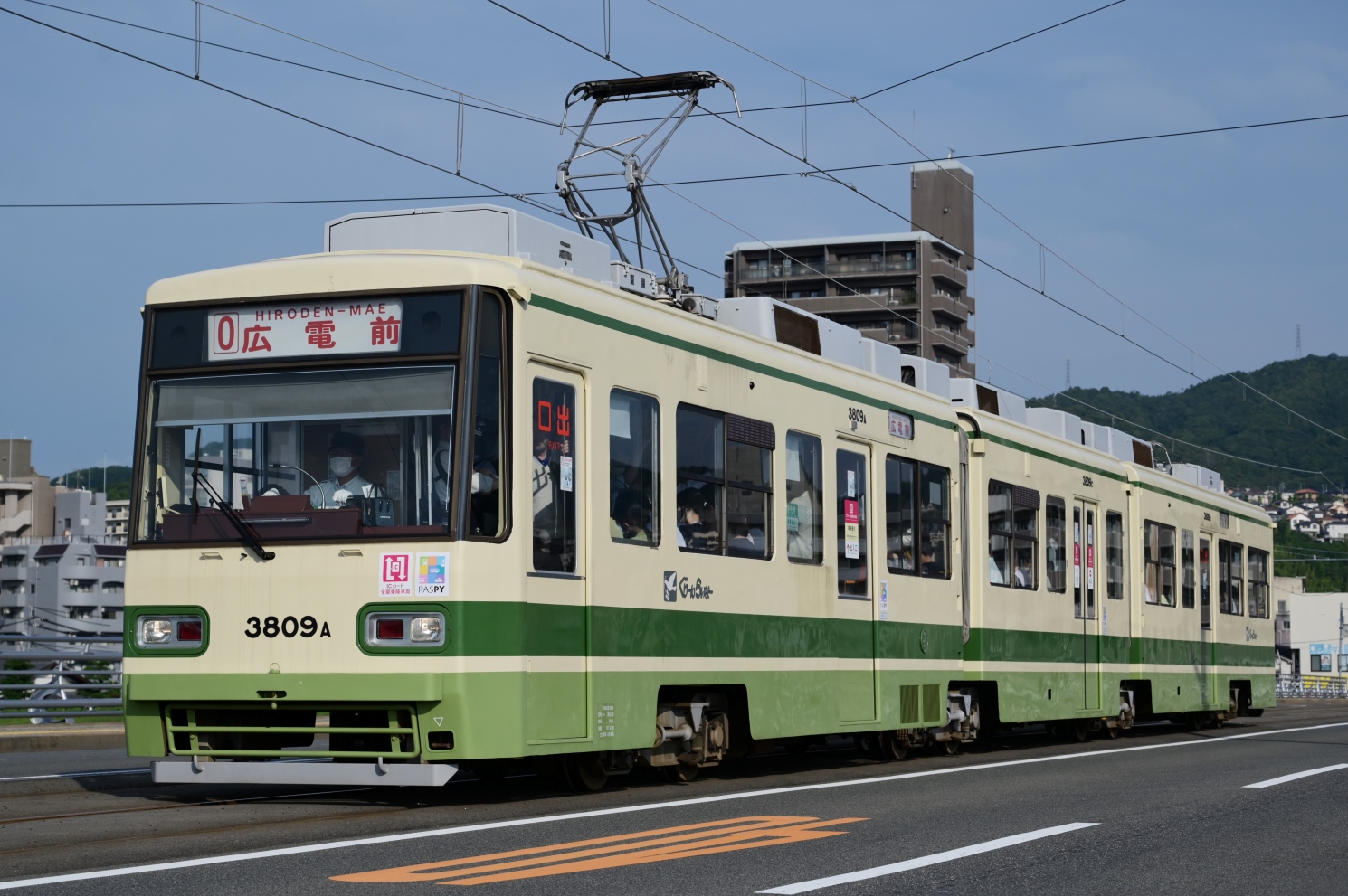 Hiroshima, Green Liner Hiroshima series 3800 Nr. 3809