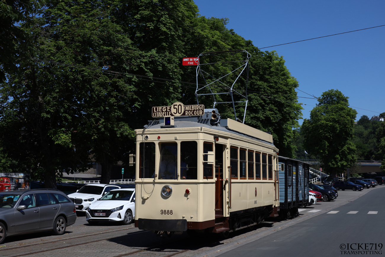 Тюэн, Двухосный моторный Franco-Belge № 9888; Тюэн, Двухосный грузовой прицеп № A.18328