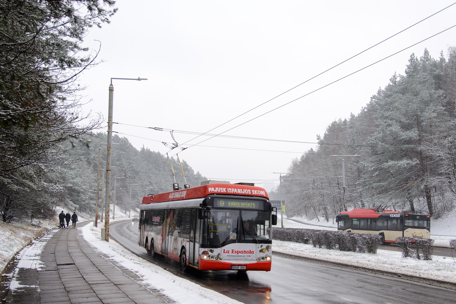 Вильнюс, Solaris Trollino II 15 AC № 1681