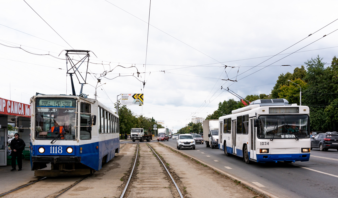 Уфа, 71-608К № 1118; Уфа, БТЗ-52761Р № 1034