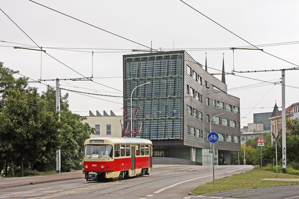 Галле, Tatra T4D-Z № 900; Галле — Anniversary: 40 years of tramcars Tatra T4D in Halle (13.09.2009) • Jubiläum: 40 Jahre Tatra-Wagen in Halle (13.09.2009)