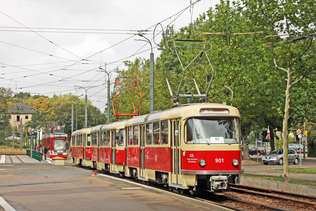 Галле, Tatra T4D № 901; Галле — Anniversary: 40 years of tramcars Tatra T4D in Halle (13.09.2009) • Jubiläum: 40 Jahre Tatra-Wagen in Halle (13.09.2009)