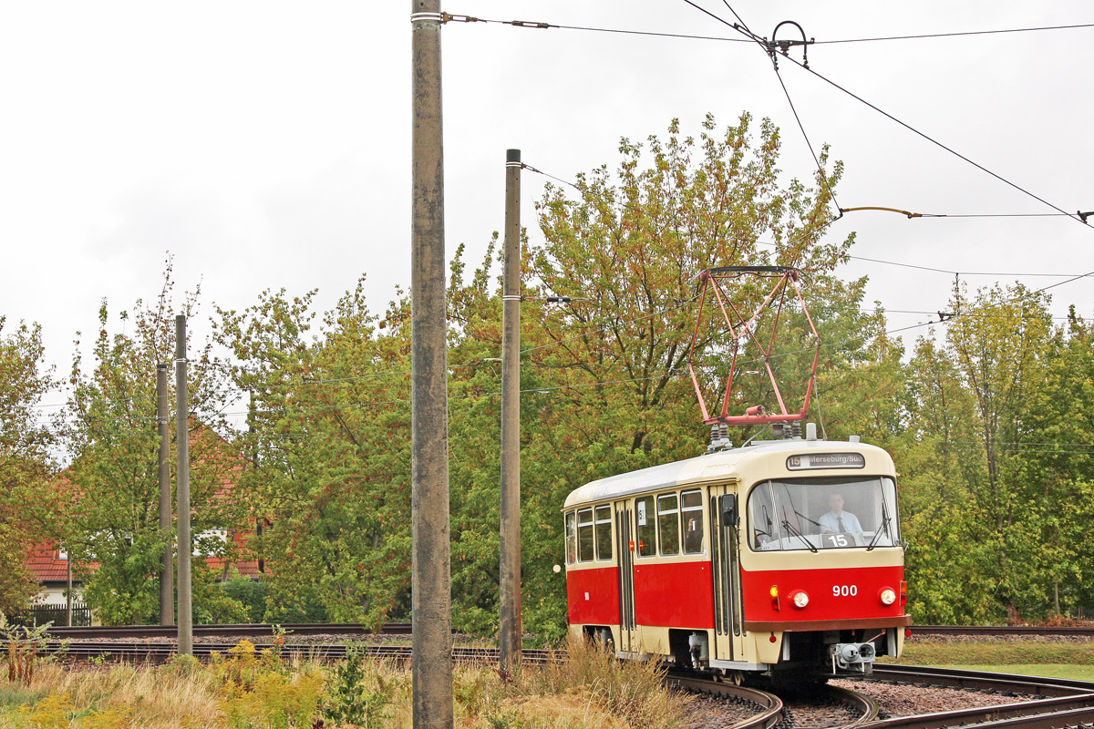 Галле, Tatra T4D-Z № 900; Галле — Anniversary: 40 years of tramcars Tatra T4D in Halle (13.09.2009) • Jubiläum: 40 Jahre Tatra-Wagen in Halle (13.09.2009)