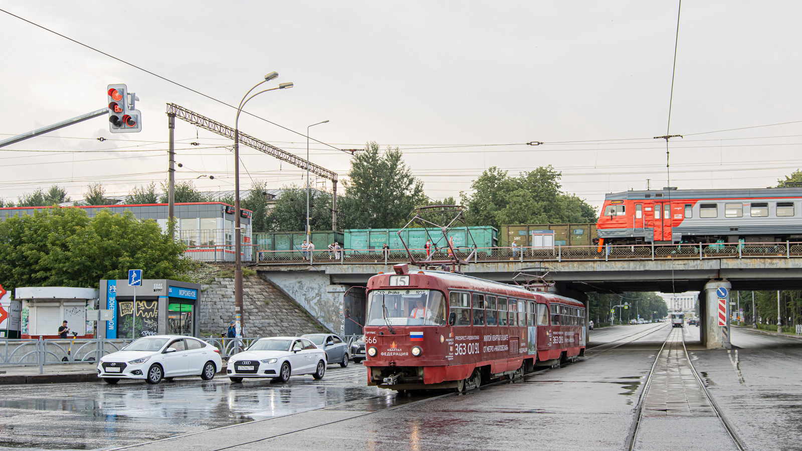 Jekaterynburg, Tatra T3SU Nr 566
