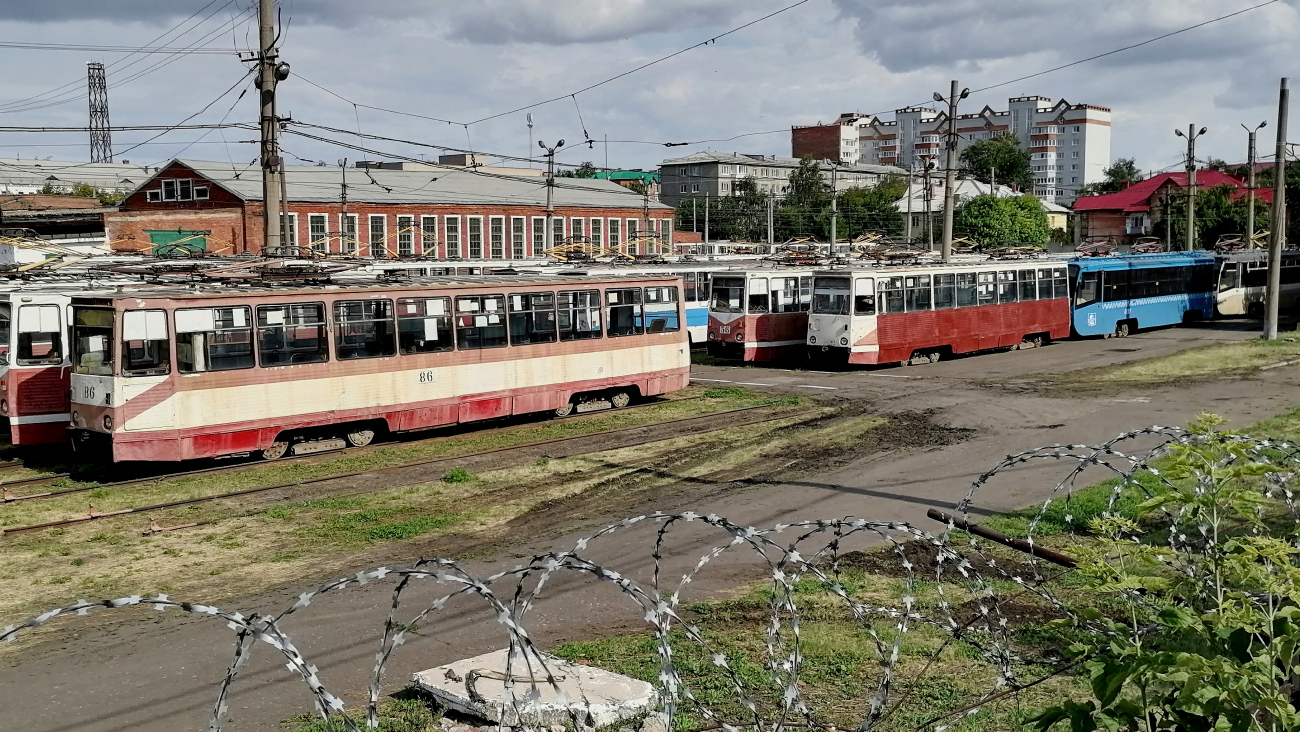 Омск, 71-605 (КТМ-5М3) № 86; Омск, 71-605 (КТМ-5М3) № 66 Омск, 71-605 (КТМ-5М3) № 86; Омск, 71-605 (КТМ-5М3) № 66