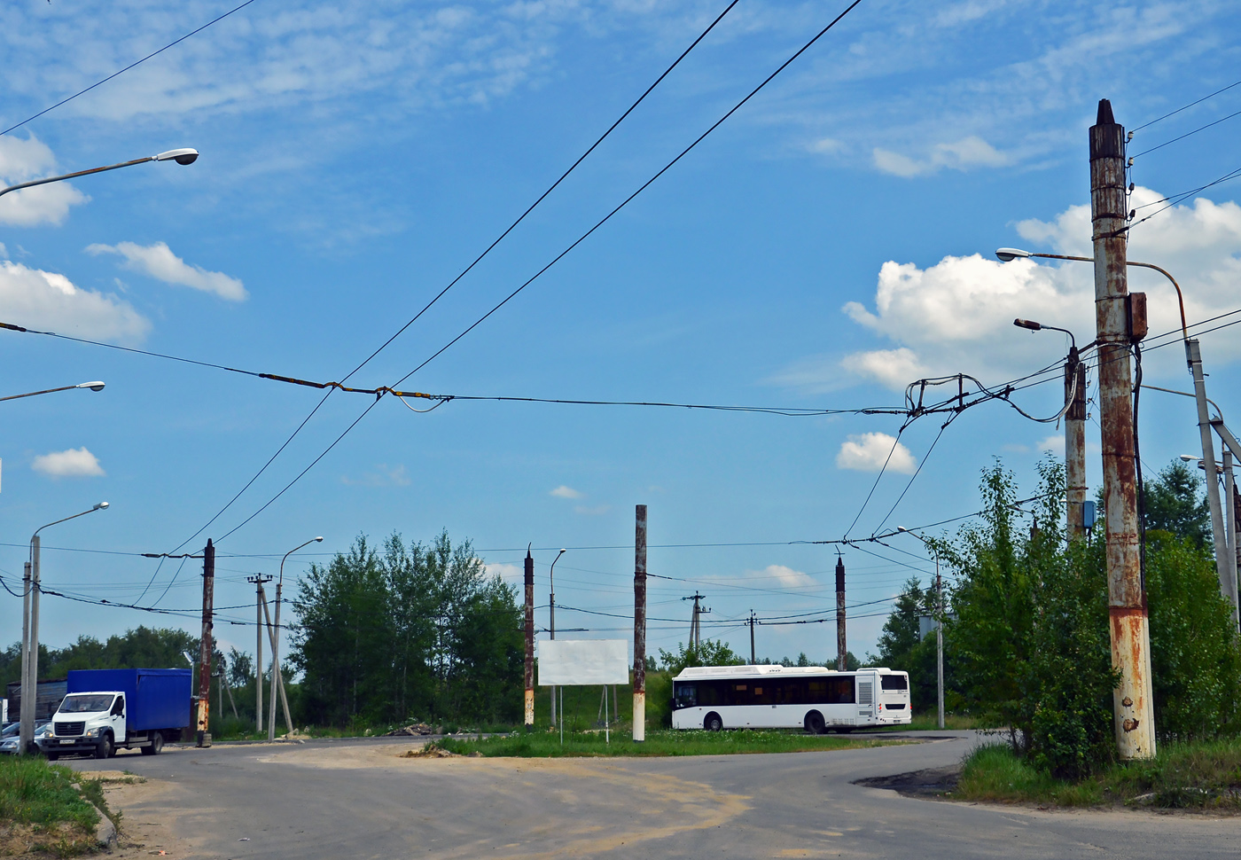 Oryol — Suburbs trolleybus line to SPZ (Steel rolling plant); Oryol — Terminus starions
