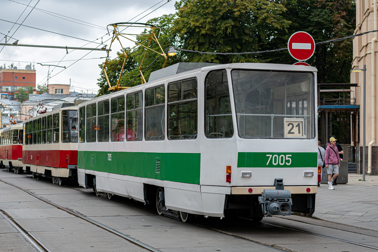 Moscow, Tatra T7B5 # 7005; Moscow — Moscow Transport Day on July 8, 2023