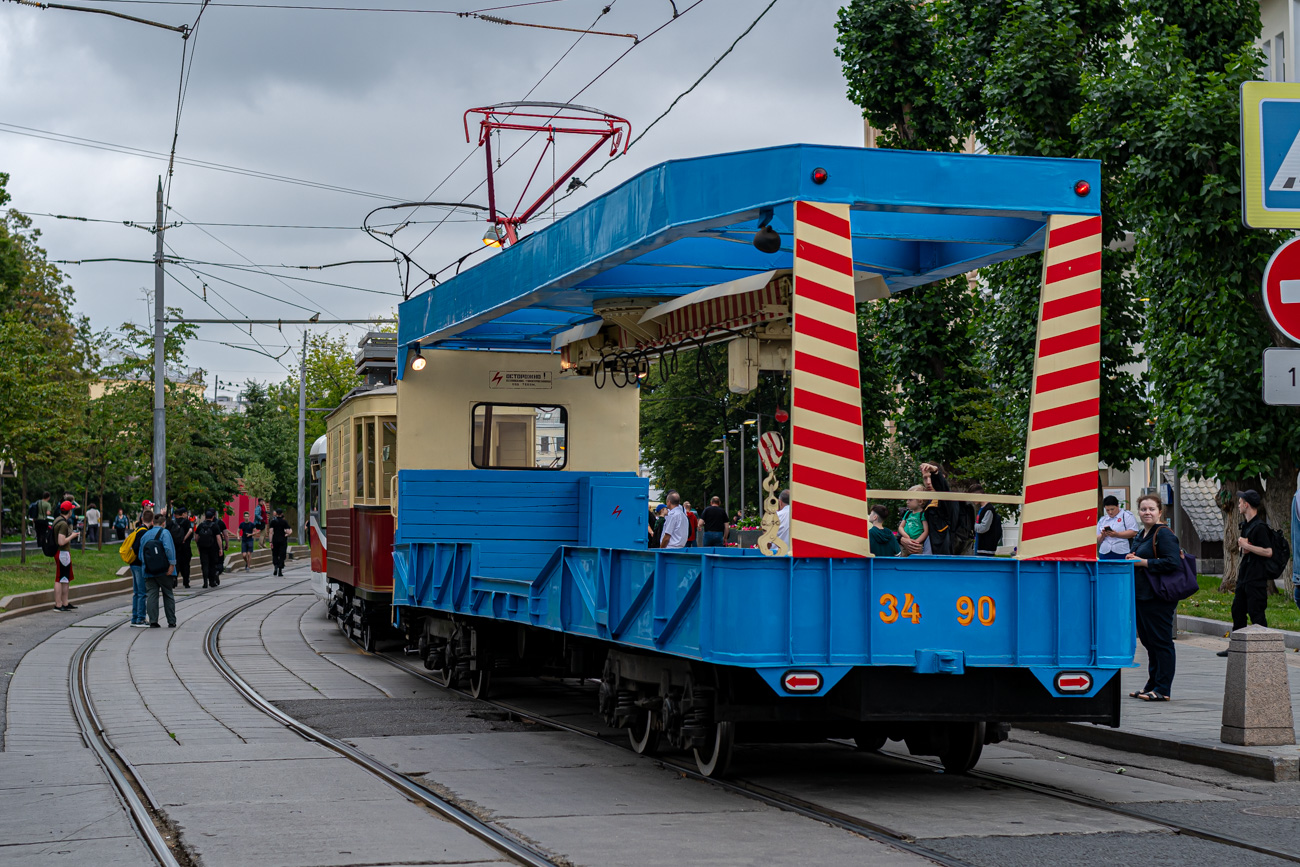 Москва, СВАРЗ РТ-3 № 3490; Москва — День Московского транспорта 8 июля 2023