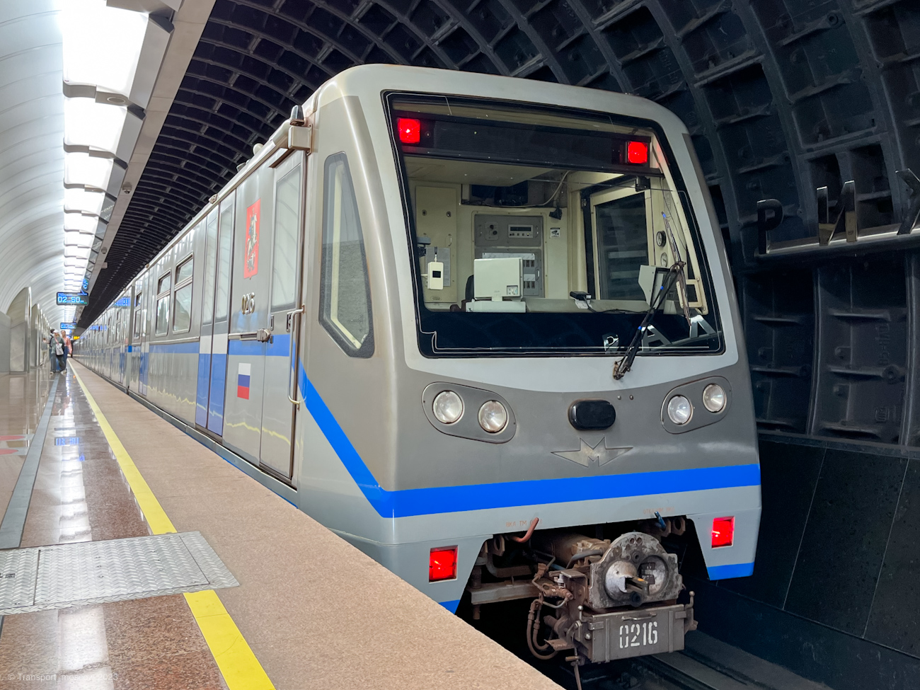 Moskva, 81-740.4 “Rusich” Br. 0216; Moskva — Train Parade on the Moscow transport day 08/07/2023 — 09/07/2023
