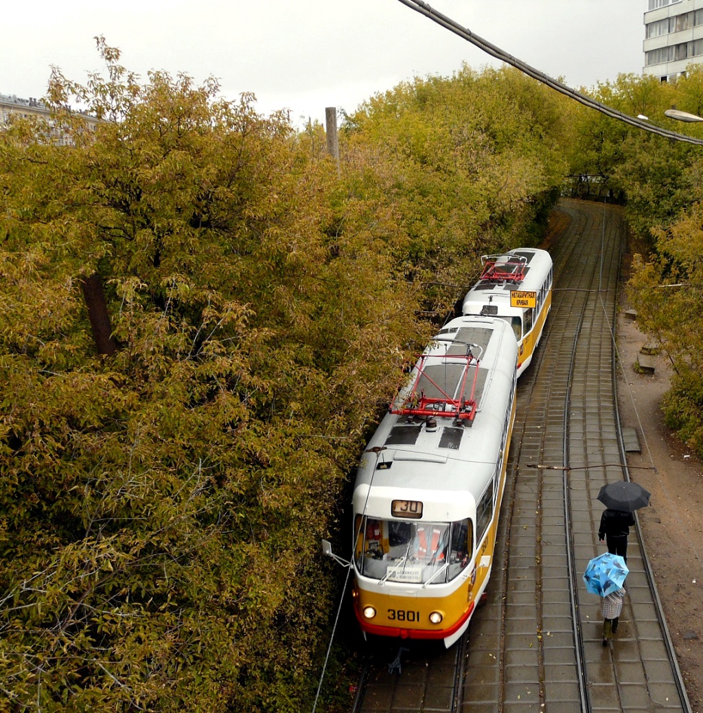 Москва, Tatra T3SU № 3801 Москва, Tatra T3SU № 3801
