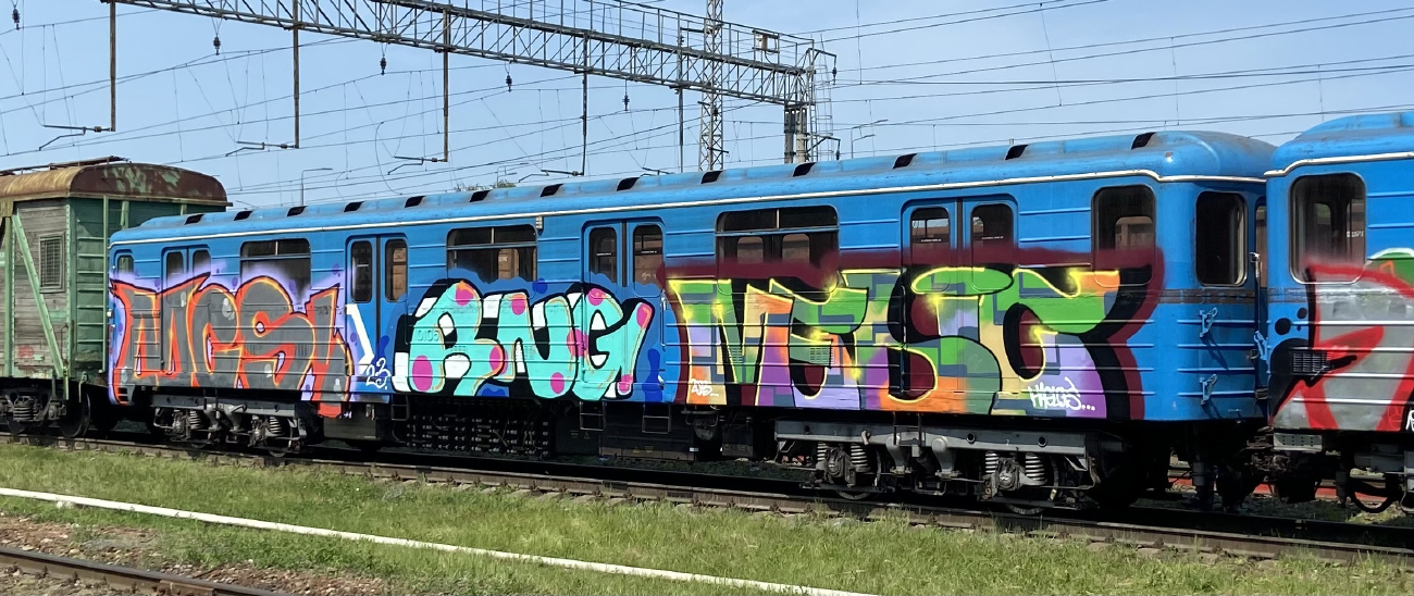 Samara, 81-717 (MMZ) Nr. 0106; Samara — Transportation of subway cars by railway