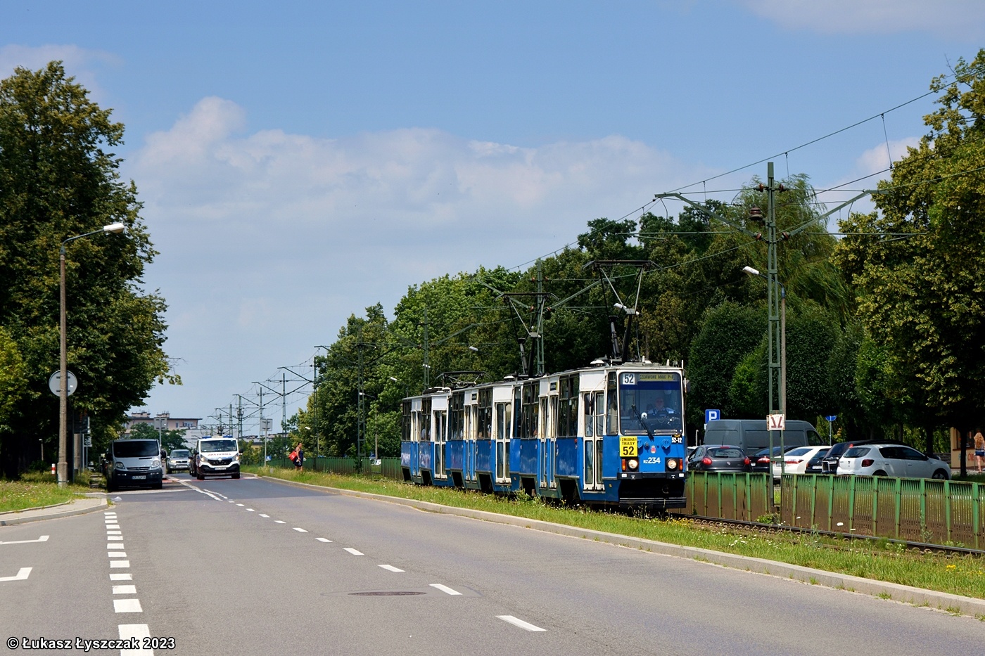 Cracovie, Konstal 105Na N°. RZ234