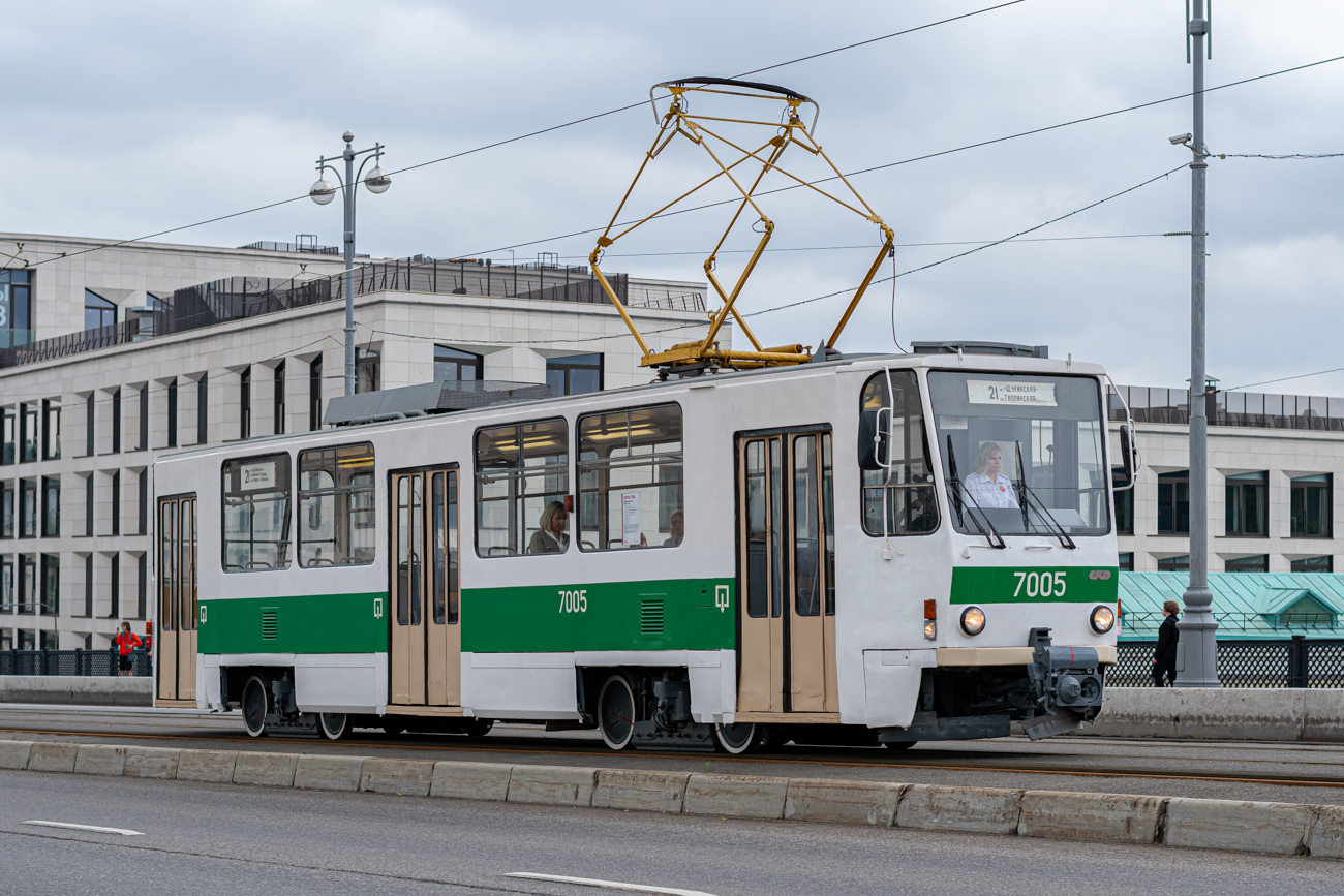 Москва, Tatra T7B5 № 7005; Москва — День Московского транспорта 8 июля 2023