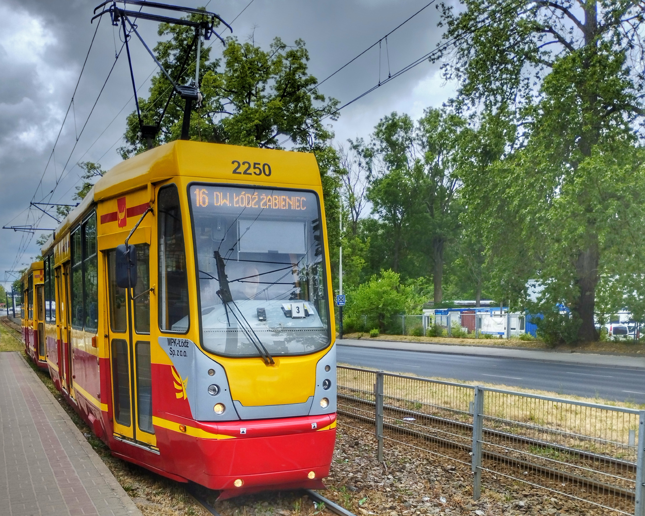 Лодзь, Konstal 805NaND № 2250