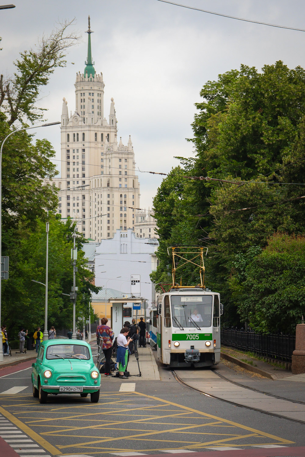 Москва, Tatra T7B5 № 7005; Москва — День Московского транспорта 8 июля 2023