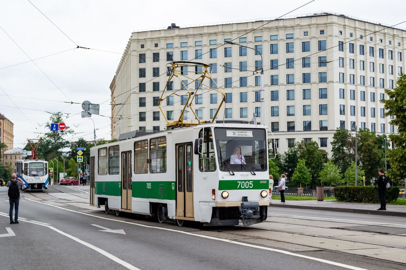 Moskva, Tatra T7B5 č. 7005; Moskva — Moscow Transport Day on July 8, 2023