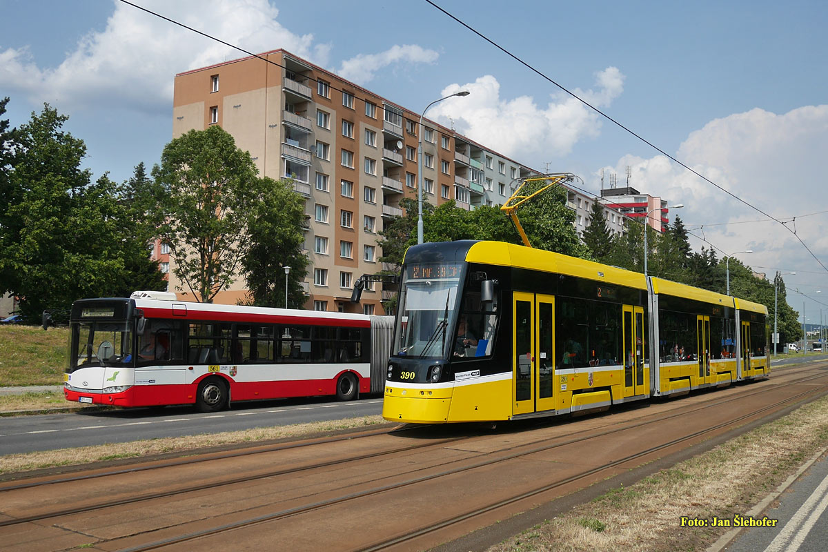 Пльзень, Škoda 40T ForCity Smart № 390