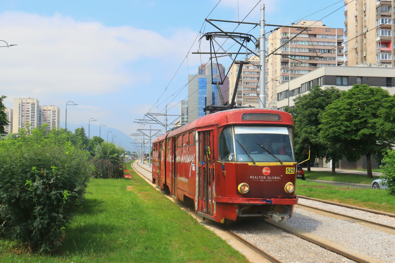 Сараево, Tatra K2YU № 525