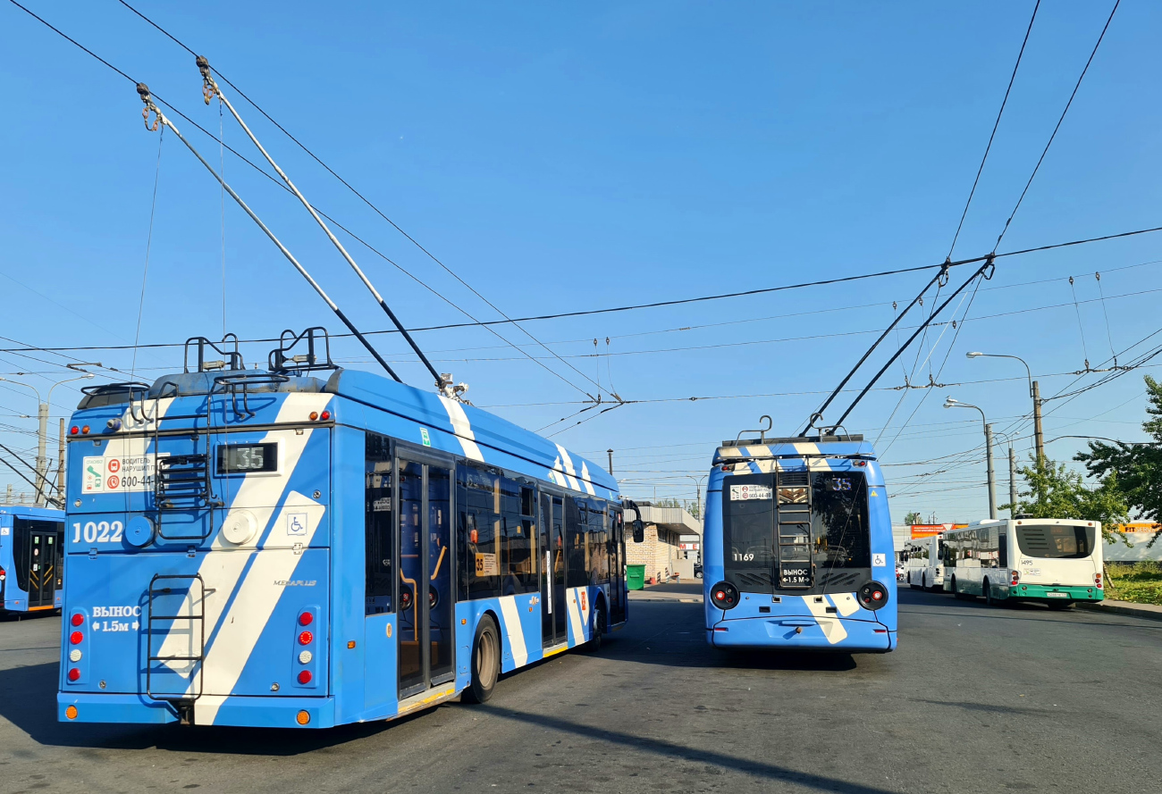 Санкт-Петербург, Тролза-5265.08 «Мегаполис» № 1022