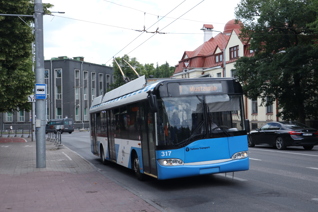 Таллінн, Solaris Trollino II 12 Ganz № 317 Таллінн, Solaris Trollino II 12 Ganz № 317
