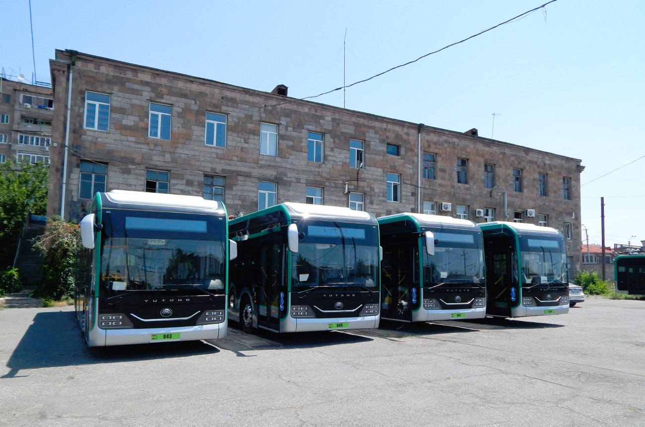 Ереван, Yutong ZK6128BEVG № 043