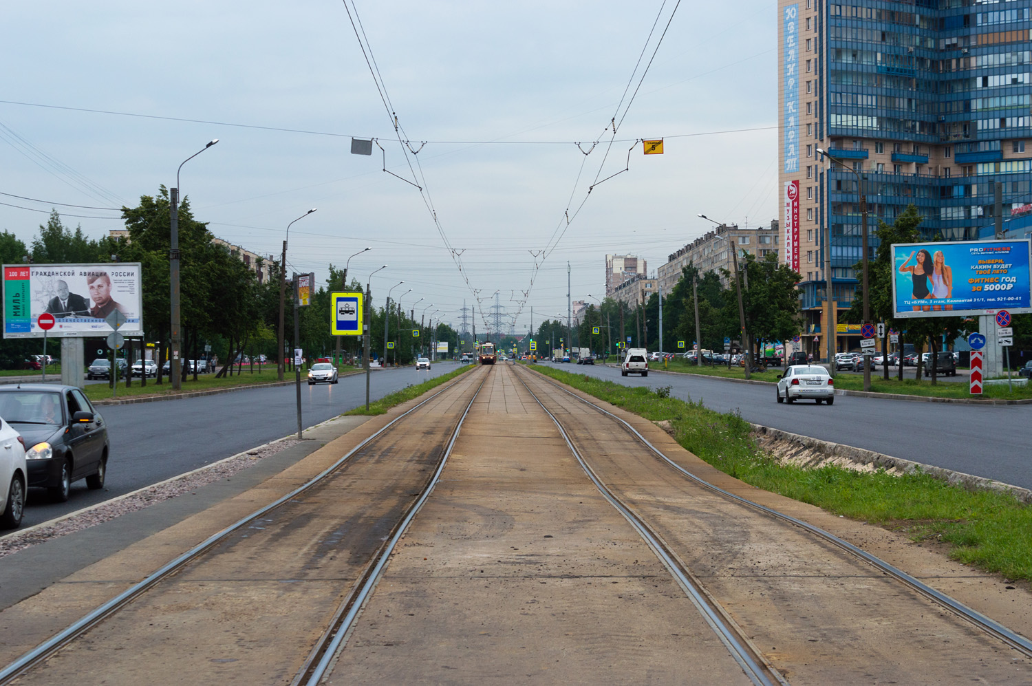 სანქტ-პეტერბურგი — Tram lines and infrastructure