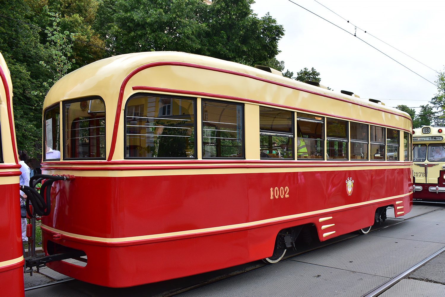 Moszkva, KTP-1 — 1002; Moszkva — Moscow Transport Day on July 8, 2023