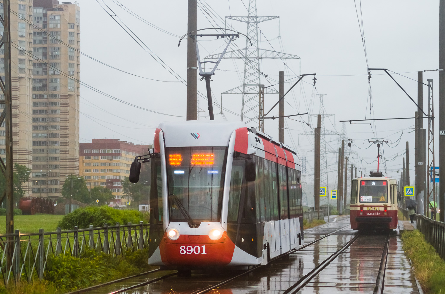 Санкт-Петербург, 71-801 (Alstom Citadis 301 CIS) № 8901