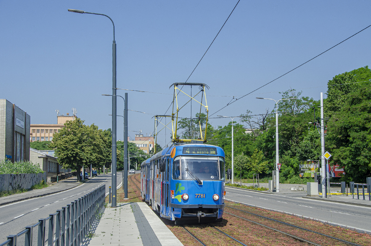 Братислава, Tatra T3P № 7781