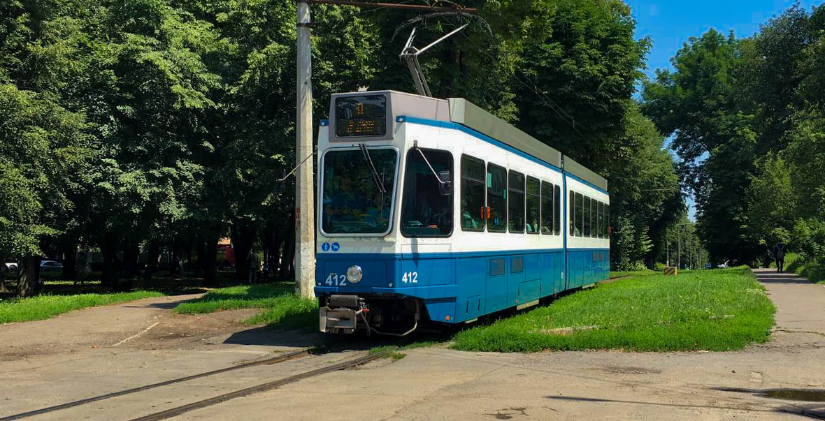 Винница, SWP/SIG/BBC Be 4/6 "Tram 2000" № 412