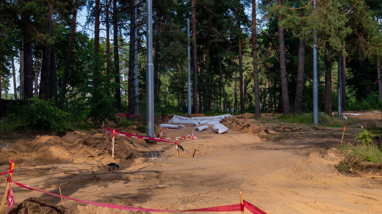 陶格夫匹爾斯 — Construction of new tram line Ķīmija — Stropi