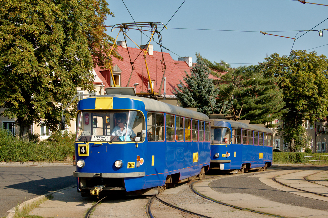 Мост ― Литвинов, Tatra T3M.3 № 302