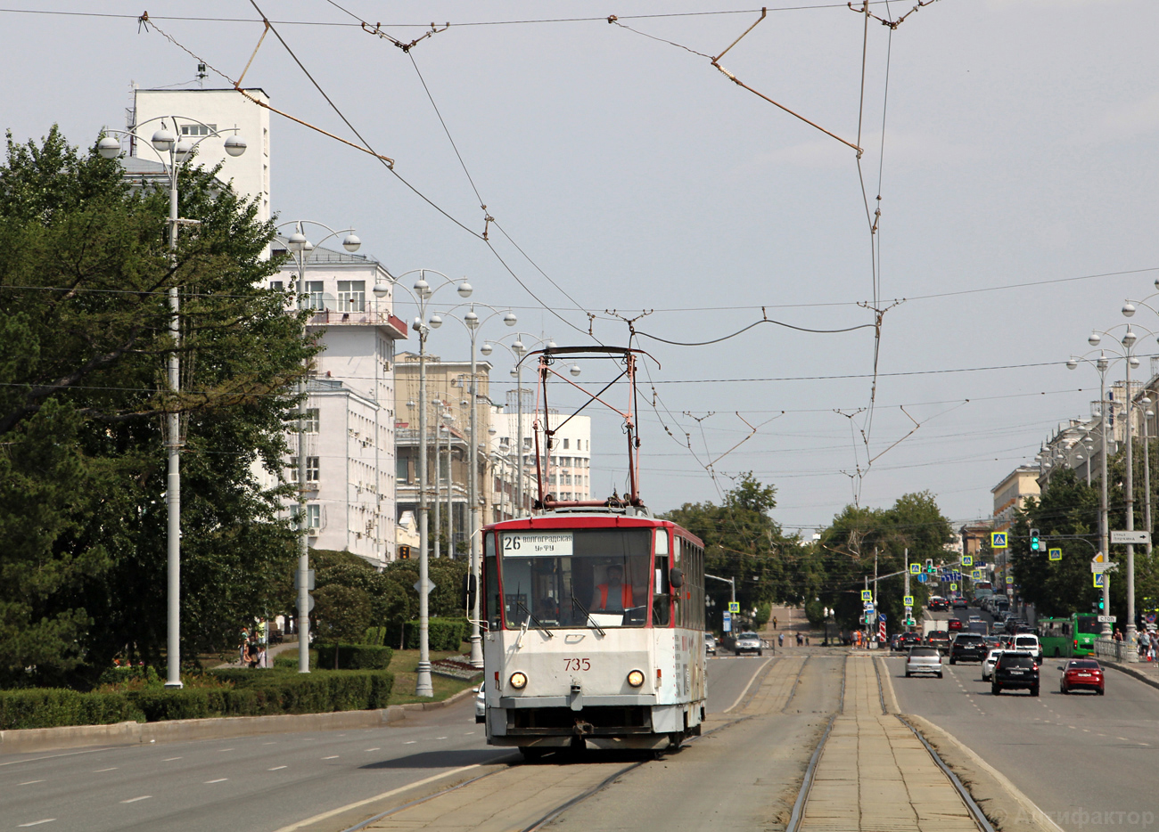 Yekaterinburg, Tatra T6B5SU № 735