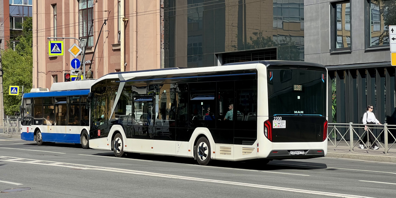 Санкт-Петербург, MAN 12C Lion's City 12 E NL367 № 2200