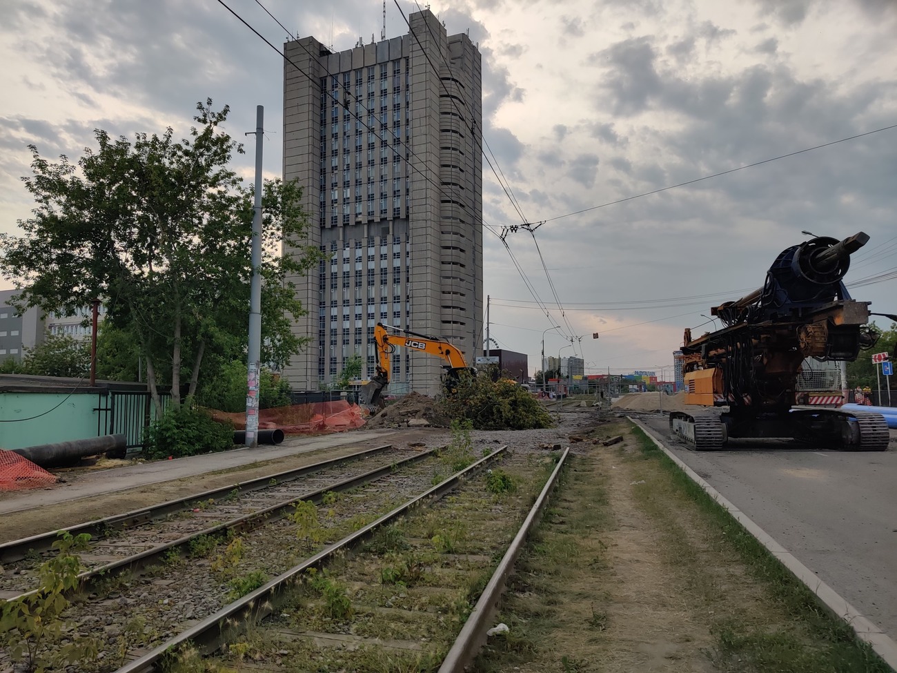 Jekaterinburgas — The construction of a tram line to Akademichesky